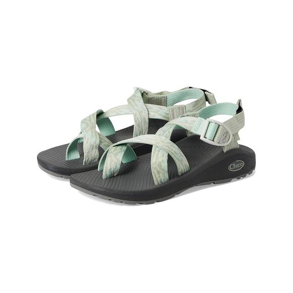 Chaco 8 Womens Blue Green Gray Z Cloud Strappy Walking Hiking Sandals - Picture 1 of 14